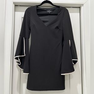 Lulu’s black bell sleeve dress S